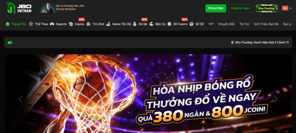 Nha cai JBO - Gioi thieu