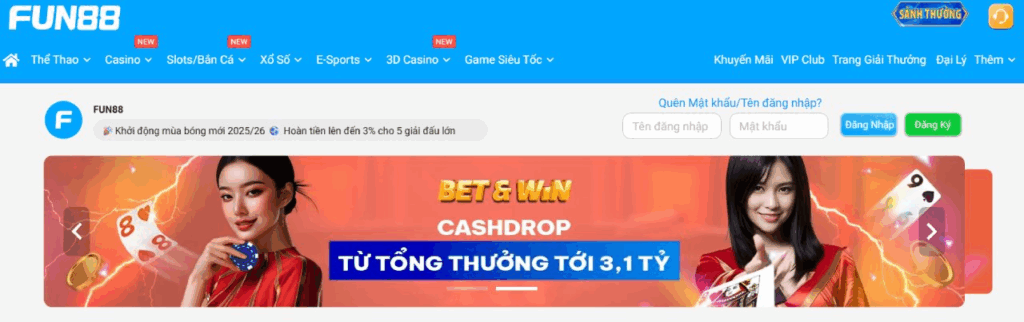 Nha cai ca cuoc casino truc tuyen Fun88