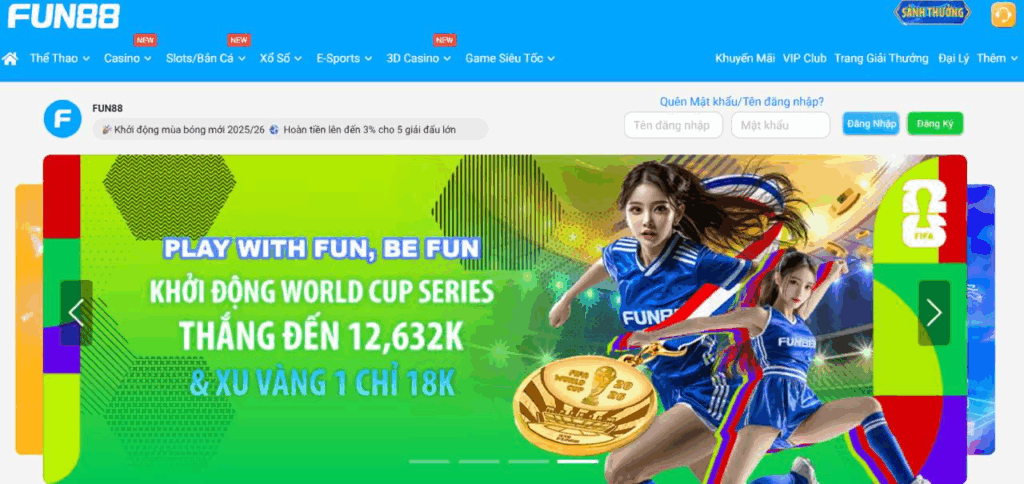 Nha cai uy tin Fun88